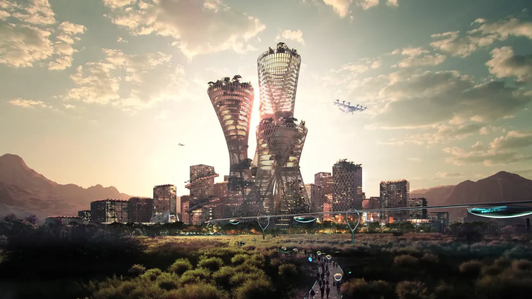 Exploring the £8 billion Futuristic City Designed for a 2,000-Person Human Experiment
